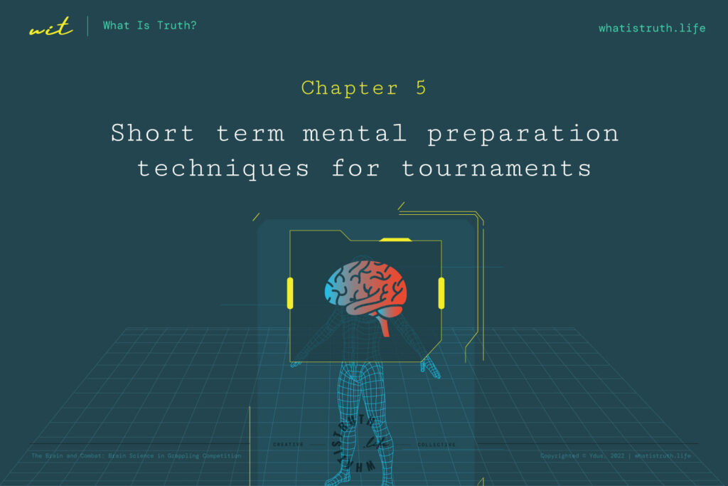 Short term mental preparation techniques for tournaments - Chapter 5 of The Brain and Combat: brain science in grappling competitions