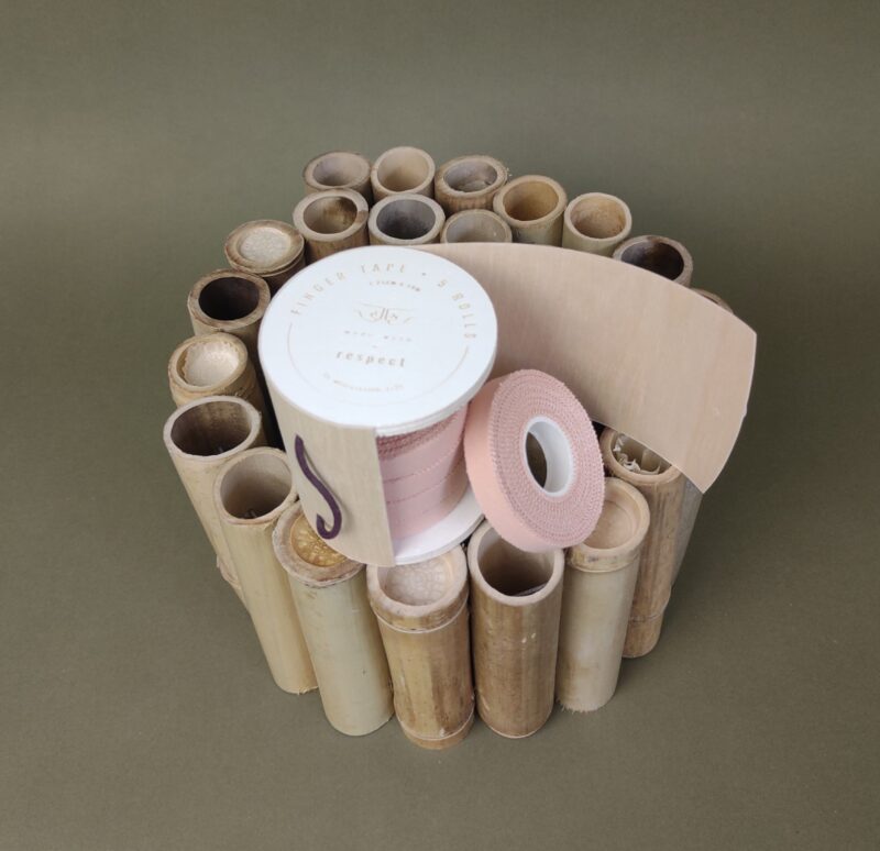 Rigid finger tape for joint protection - 5 rolls cotton